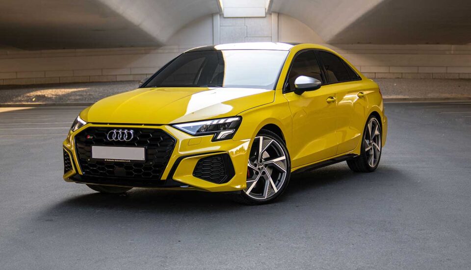 Audi S3 Yellow